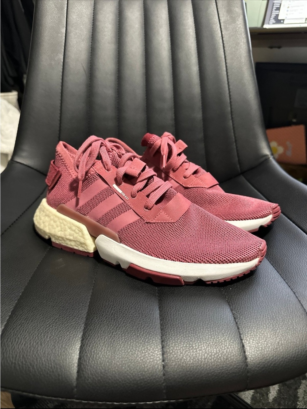 adidas Pink Knit Pod-Inspired Women's Sneakers